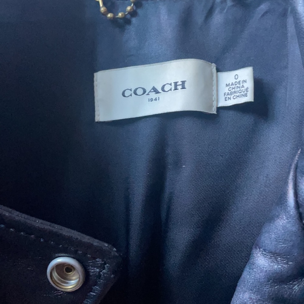 Coach Leather Jacket - image 2